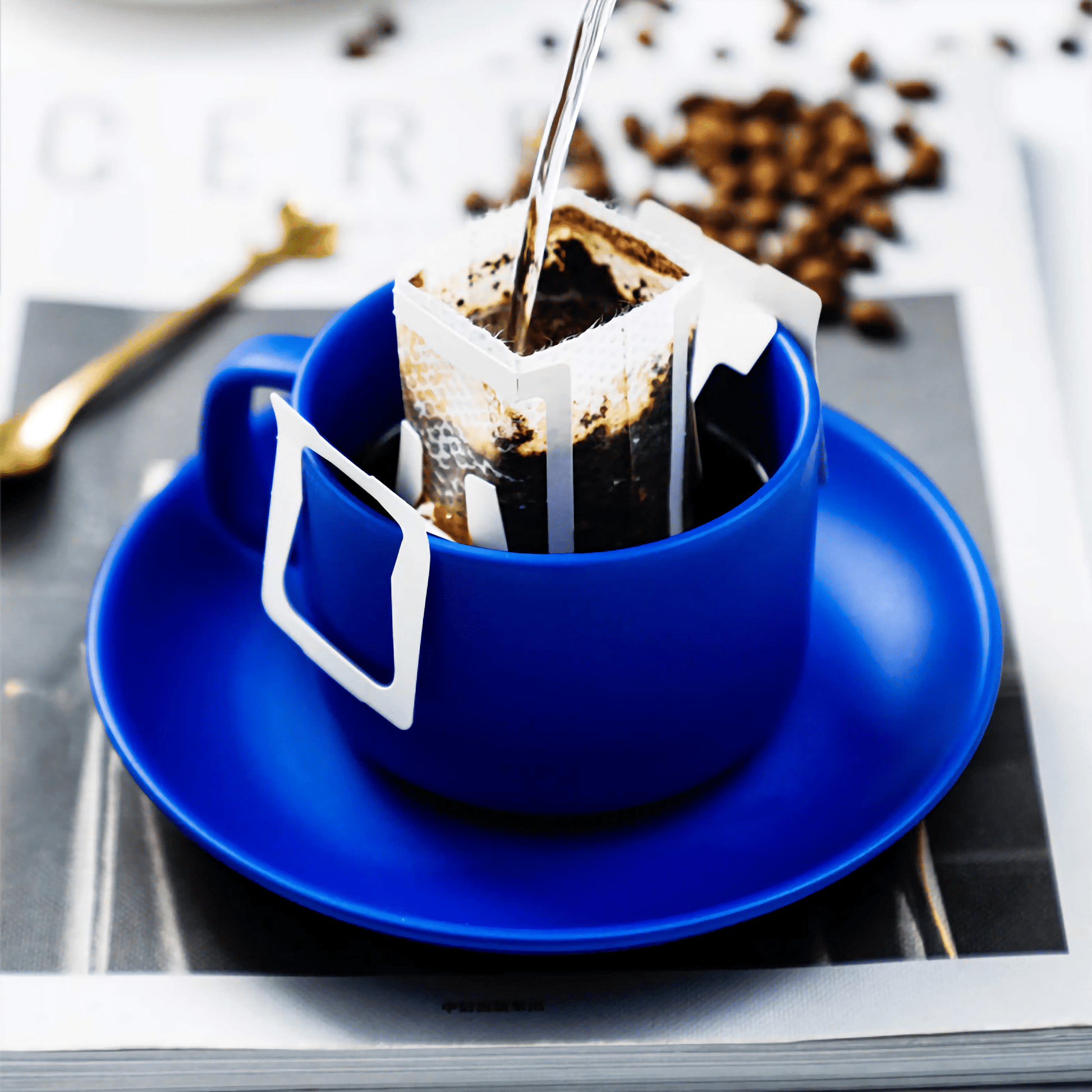 Azure Luxe Coffee Set - Auranest Home