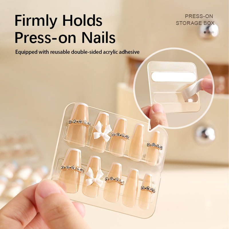 Press - On Nail Storage Box - Auranest Home